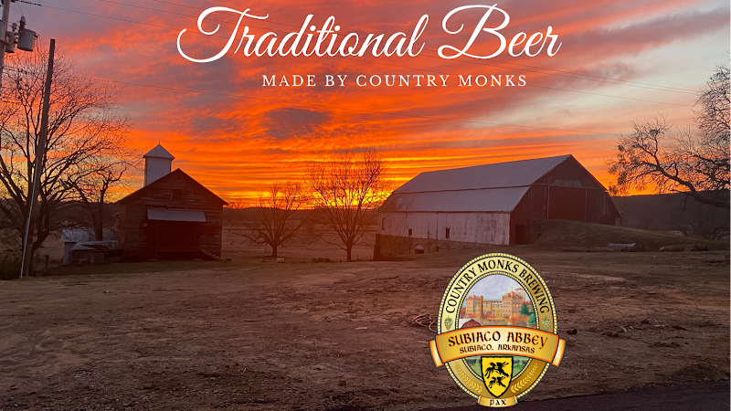 Country Monks Brewing Taproom exterior view showcasing professional Brewery services in Subiaco, Arkansas