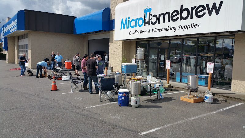 Micro Homebrew exterior view showcasing professional Brewing supply store services in Kenmore, Washington