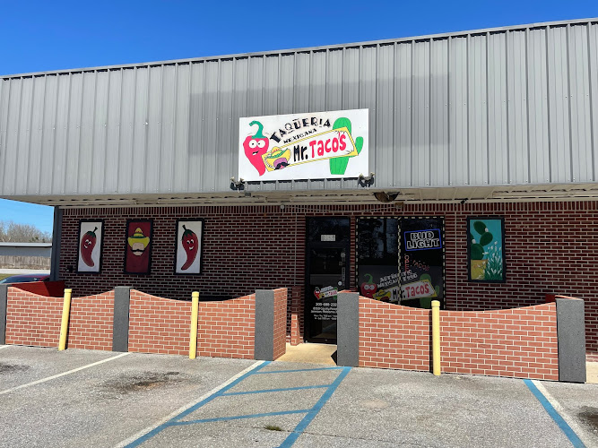 Mr. Taco's exterior view showcasing professional restaurants services in Jemison, Alabama