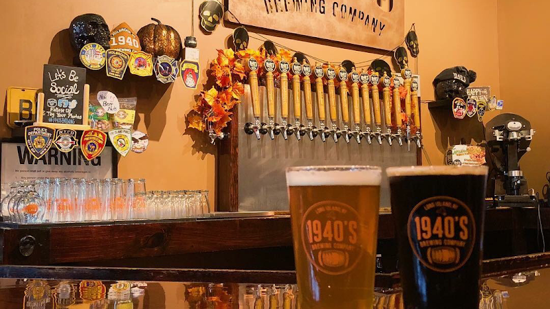 1940's Brewing Company exterior view showcasing professional Brewery services in Holbrook, New York