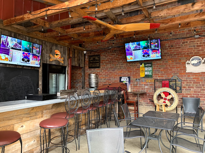 AM Booth's Lumberyard exterior view showcasing professional restaurants services in Huntsville, Alabama