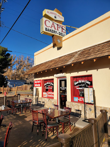 Alabama Hills Cafe & Bakery exterior view showcasing professional restaurants services in Lone Pine, California