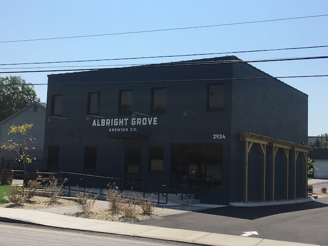 Albright Grove Brewing Company exterior view showcasing professional Brewery services in Knoxville, Tennessee