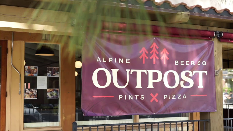 Alpine Beer Company Outpost exterior view showcasing professional restaurants services in Alpine, California