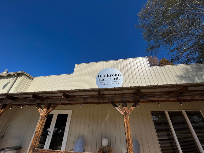 Backroad Bar & Bar exterior view showcasing professional restaurants services in Coaling, Alabama