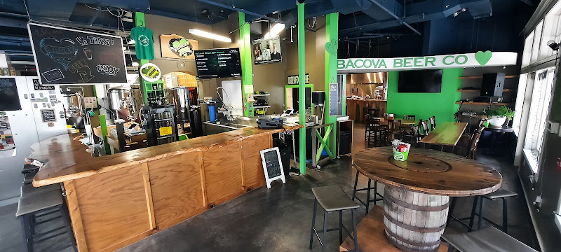 Bacova Beer Company exterior view showcasing professional Brewery services in Hot Springs, Virginia