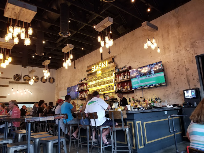 Basin 141 Social Bar & Kitchen exterior view showcasing professional restaurants services in Monrovia, California