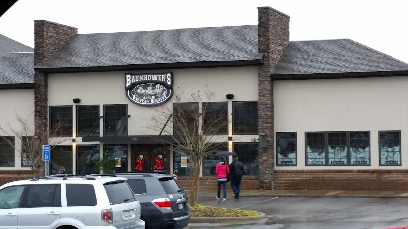 Baumhower's Victory Grille exterior view showcasing professional restaurants services in Auburn, Alabama