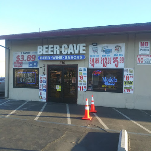 Beer Cave exterior view showcasing professional Beer store services in Atwater, California