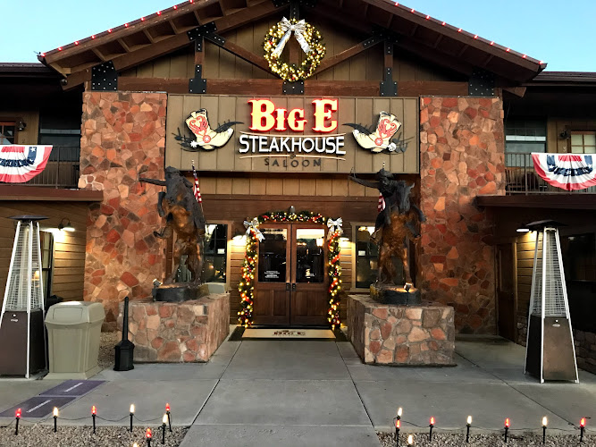 Big E Steakhouse & Saloon exterior view showcasing professional restaurants services in Grand Canyon Village, Arizona