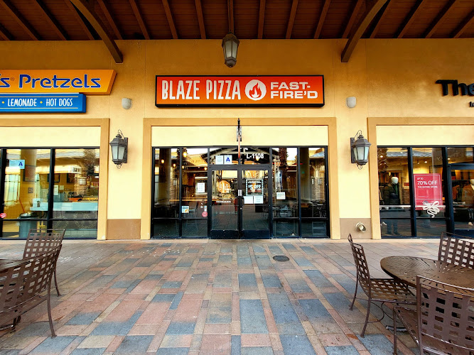 Blaze Pizza exterior view showcasing professional restaurants services in Cabazon, California