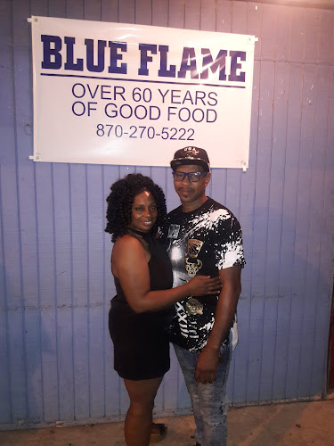 Blue Flame Cafe exterior view showcasing professional restaurants services in Forrest City, Arkansas