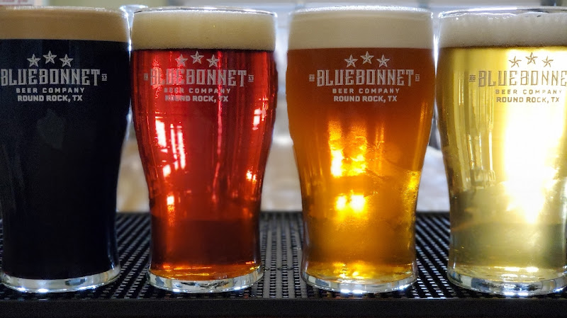 Bluebonnet Beer Company exterior view showcasing professional Brewery services in Round Rock, Texas