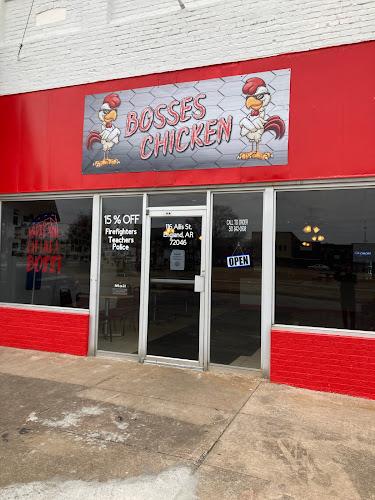 Bosses Chicken exterior view showcasing professional restaurants services in England, Arkansas