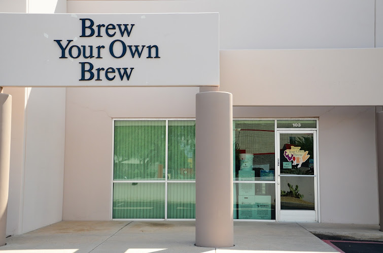 Brew Your Own Brew exterior view showcasing professional Brewing supply store services in Scottsdale, Arizona