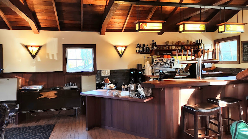 Cafe Beaujolais exterior view showcasing professional restaurants services in Mendocino, California