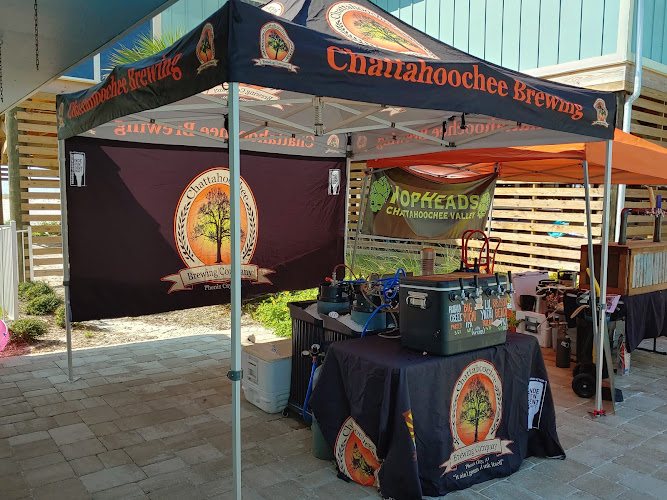 Chattahoochee Brewing exterior view showcasing professional restaurants services in Phenix City, Alabama