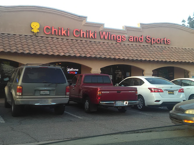 Chiki Chiki Wings and Sports exterior view showcasing professional restaurants services in Fontana, California