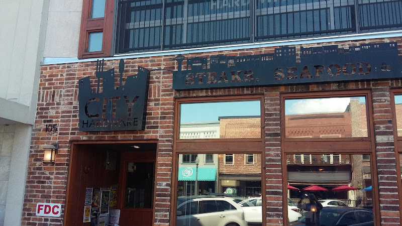 City Hardware exterior view showcasing professional restaurants services in Florence, Alabama