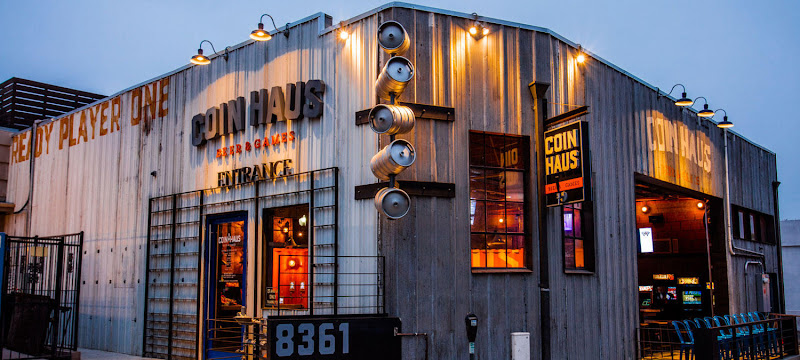 Coin Haus exterior view showcasing professional restaurants services in La Mesa, California