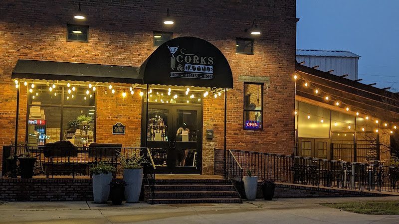 Corks & Cattle exterior view showcasing professional restaurants services in Enterprise, Alabama