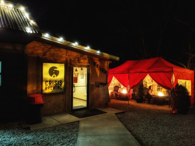 Crisis Brewing exterior view showcasing professional Brewery services in Fayetteville, Arkansas