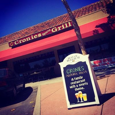 Cronies Sports Grill exterior view showcasing professional restaurants services in Agoura Hills, California