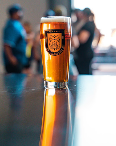 Crow & Wolf Brewing Co. Taproom exterior view showcasing professional Brewery services in Clovis, California