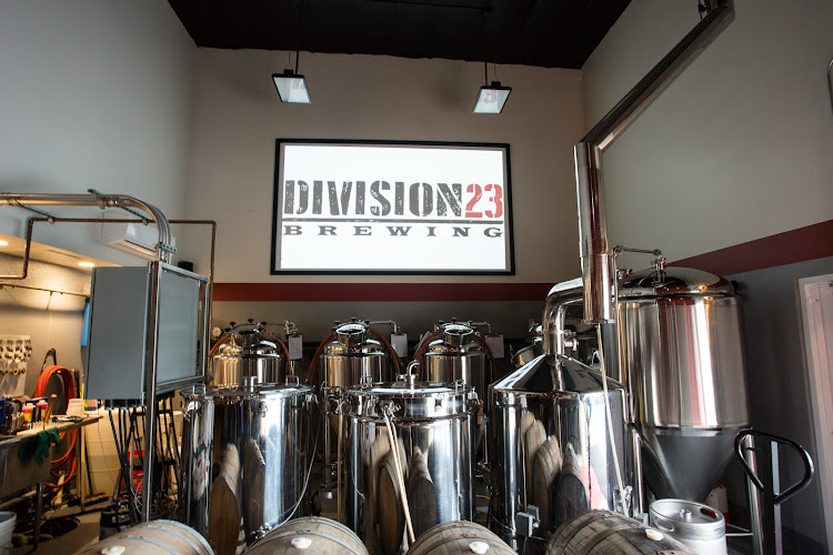 Division 23 Brewing exterior view showcasing professional Brewery services in San Diego, California