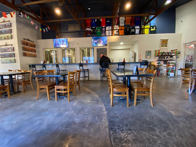 Double Horn Brewing Company exterior view showcasing professional restaurants services in Marble Falls, Texas