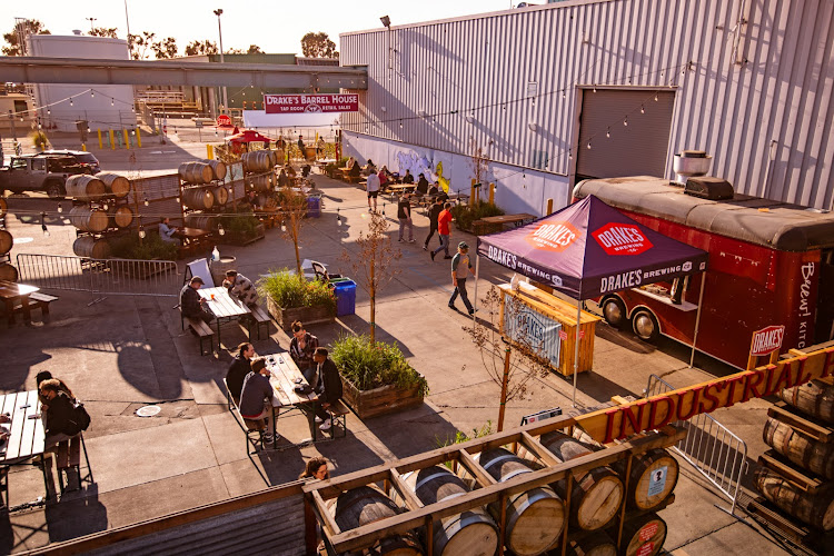 Drake's Brewing Company exterior view showcasing professional Brewery services in San Leandro, California