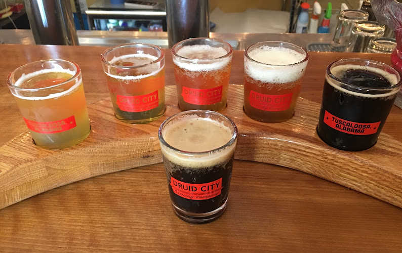 Druid City Brewing Company Taproom exterior view showcasing professional Brewery services in Tuscaloosa, Alabama