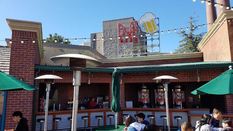 Duff Brewery Beer Garden exterior view showcasing professional restaurants services in Toluca Lake, California