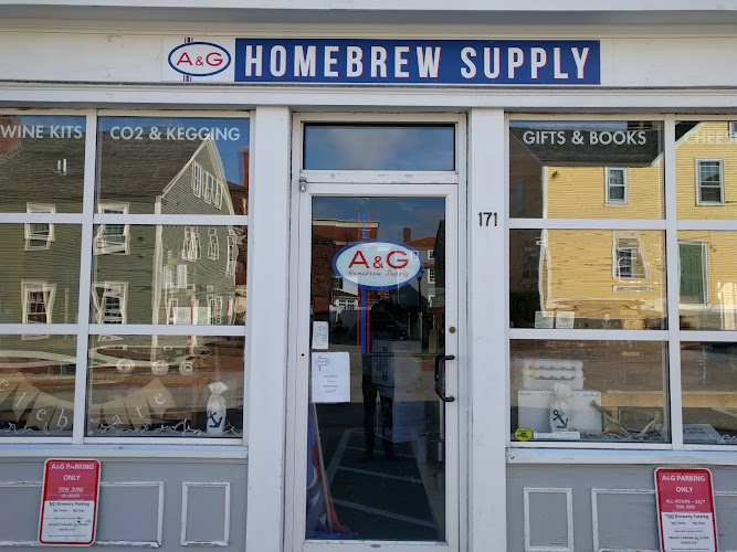 Earth Eagle Brewings Retail & Homebrew Shop (A&G ) exterior view showcasing professional Brewing supply store services in Portsmouth, New Hampshire