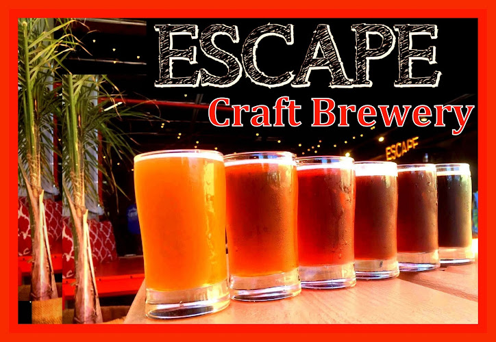 Escape Craft Brewery Barrelhouse & events exterior view showcasing professional Brewery services in Redlands, California