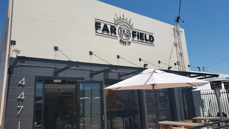 Far Field Beer Company exterior view showcasing professional Brewery services in Lawndale, California