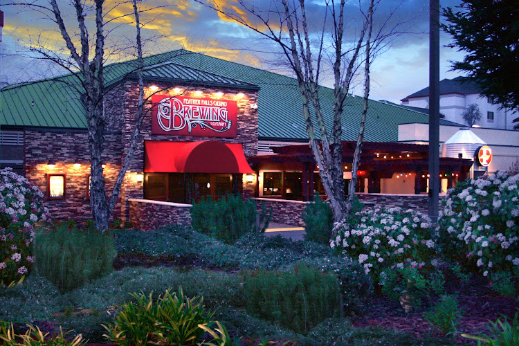 Feather Falls Brewing Company exterior view showcasing professional restaurants services in Oroville, California