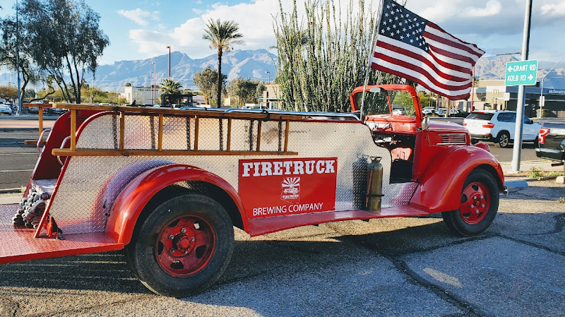 Firetruck Brewing Company exterior view showcasing professional Brewery services in Tucson, Arizona