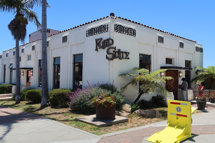 Fluid State Beer Garden exterior view showcasing professional restaurants services in Ventura, California