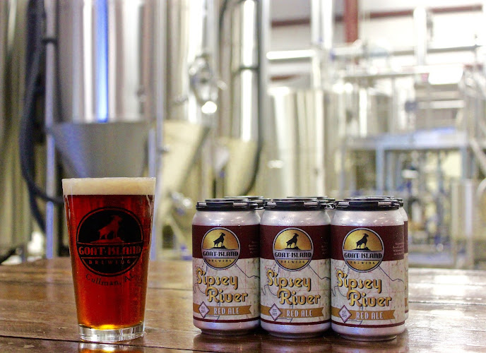 Goat Island Brewing exterior view showcasing professional Brewery services in Cullman, Alabama