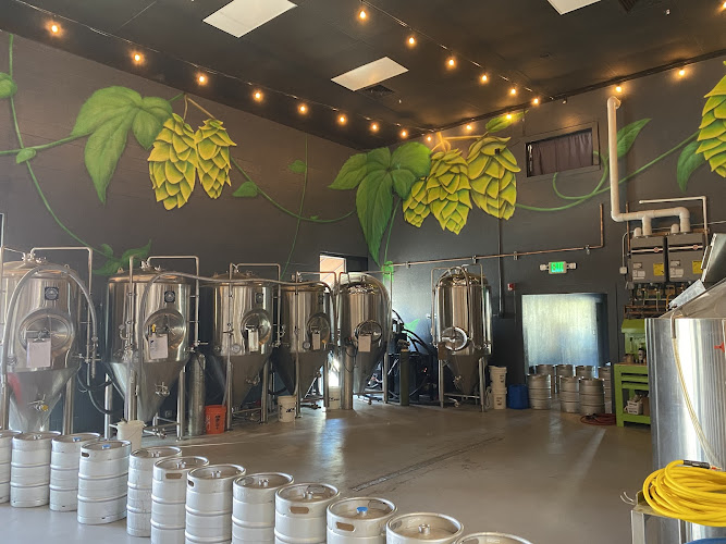 Grains of Virtue Brewing Company exterior view showcasing professional Brewery services in Oakdale, California