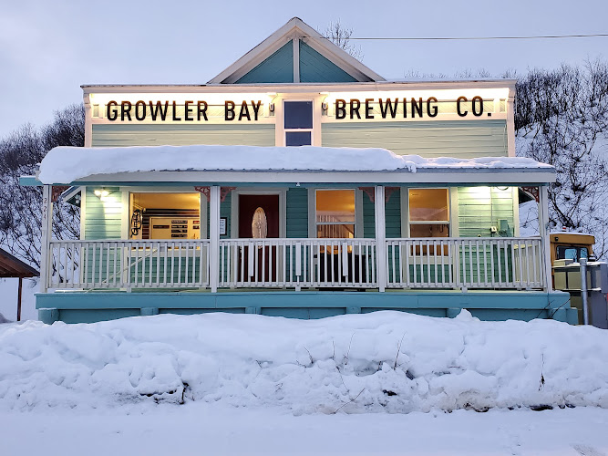 Growler Bay Brewing Company exterior view showcasing professional Brewery services in Valdez, Alaska