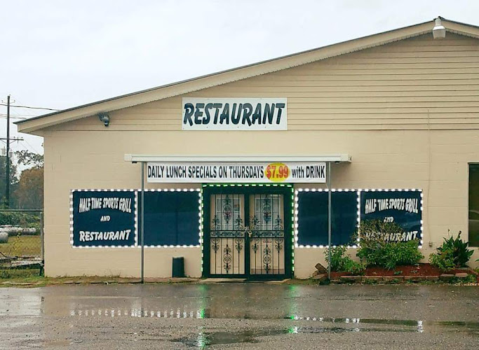 Half Time Sports Grill exterior view showcasing professional restaurants services in Lincoln, Alabama