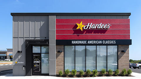 Hardee's exterior view showcasing professional restaurants services in Piggott, Arkansas