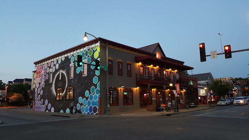 Hog Haus Brewing Co. exterior view showcasing professional restaurants services in Fayetteville, Arkansas