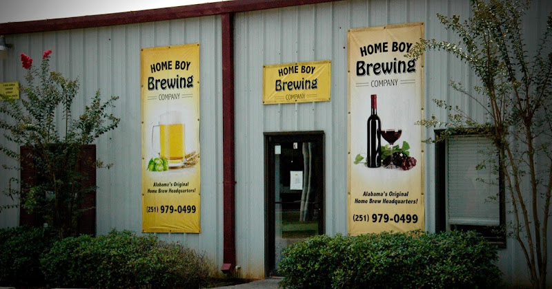 Home Boy Brewing Company exterior view showcasing professional Brewing supply store services in Foley, Alabama