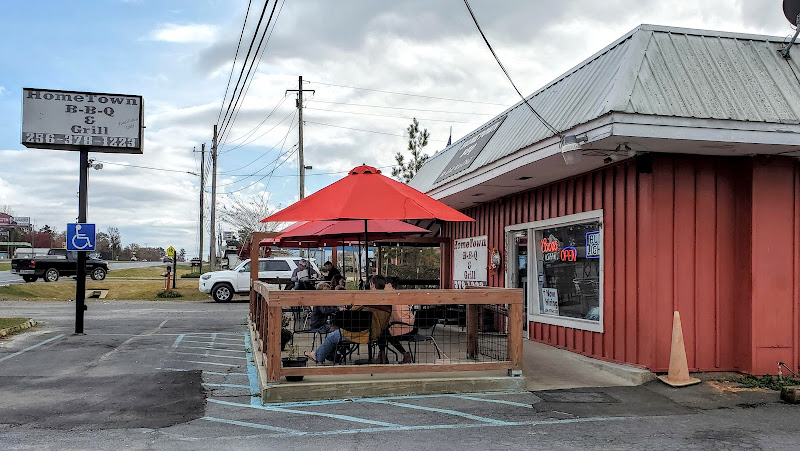 Hometown BBQ & Grill exterior view showcasing professional restaurants services in Childersburg, Alabama