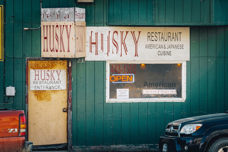 Husky Restaurant exterior view showcasing professional restaurants services in Nome, Alaska
