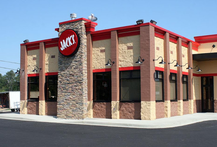 Jack's exterior view showcasing professional restaurants services in Piedmont, Alabama