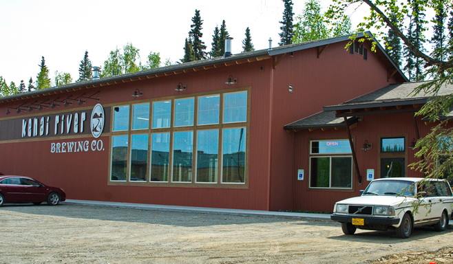 Kenai River Brewing Co exterior view showcasing professional Brewery services in Soldotna, Alaska